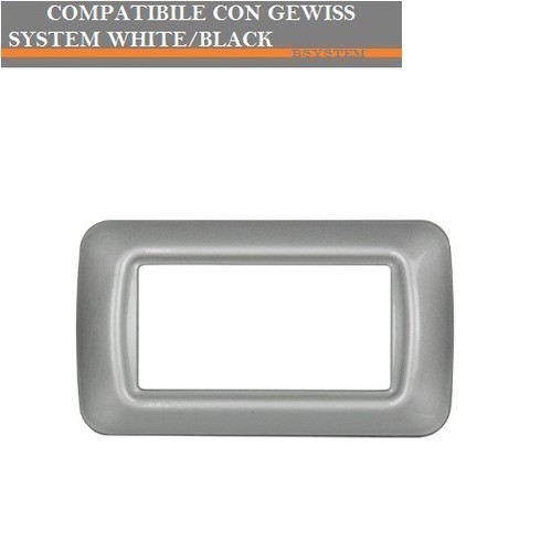 Placca grigio compatibile - placca,