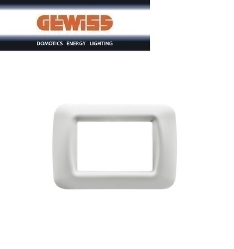 Placca bianco gewiss system - placca,