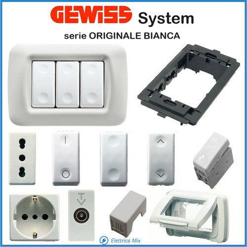 Gewiss system originale bianca - gewiss,