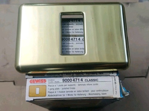 Placca ottone lucido - lucido, gewiss